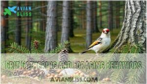 grit gathering and foraging behaviors