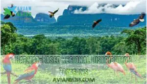 habitat-based regional distribution patterns