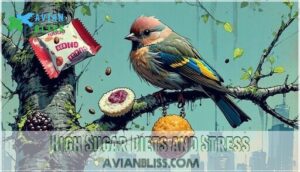 high sugar diets and stress