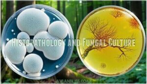 histopathology and fungal culture