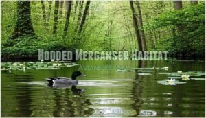 hooded merganser habitat