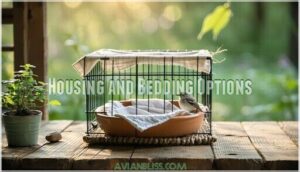 housing and bedding options