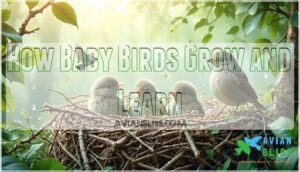 how baby birds grow and learn