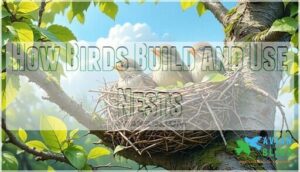how birds build and use nests