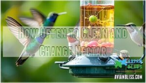 how often to clean and change nectar