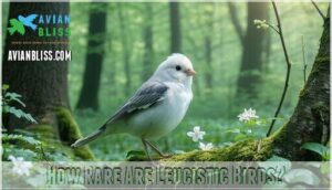 how rare are leucistic birds