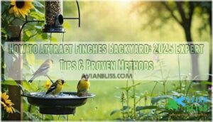 how to attract finches backyard