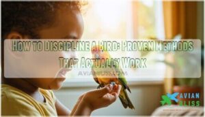 how to discipline a bird