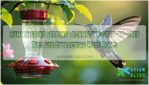hummingbird feeding techniques