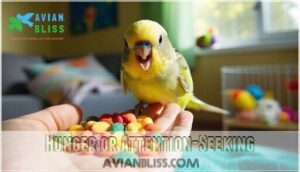 hunger or attention-seeking