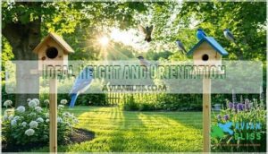 ideal height and orientation