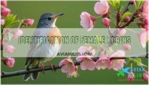 identification of female robins
