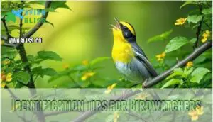 identification tips for birdwatchers