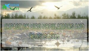 impact on bird populations and ecosystems