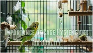 importance of cage hygiene and air quality