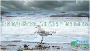improved stability in windy conditions improved stability in windy conditions