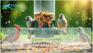 improving bird feeders to reduce seed waste
