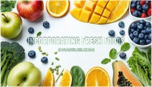 incorporating fresh foods incorporating fresh foods