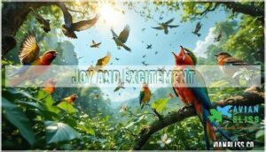 joy and excitement joy and excitement