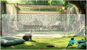 keeping cats indoors or creating catios keeping cats indoors or creating catios