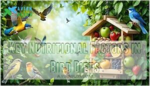 key nutritional factors in bird diets