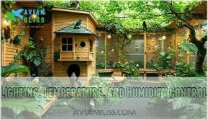 lighting, temperature, and humidity control lighting, temperature, and humidity control