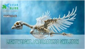 lightweight, pneumatized skeleton lightweight, pneumatized skeleton