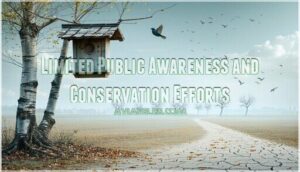 limited public awareness and conservation efforts limited public awareness and conservation efforts
