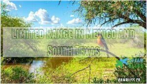 limited range in mexico and south texas