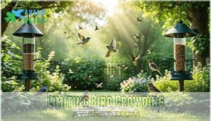 limiting bird crowding