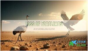 loss of forelimbs loss of forelimbs