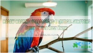 macaw wasting disease signs