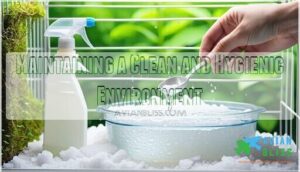 maintaining a clean and hygienic environment