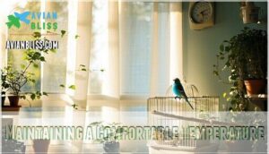 maintaining a comfortable temperature