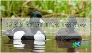 male vs female plumage differences