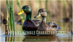 male vs. female characteristics