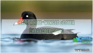 male white-winged scoter characteristics