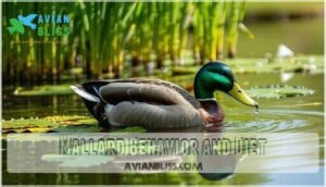 mallard behavior and diet