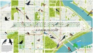 mapping urban birding routes