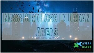 mass bird loss in urban areas