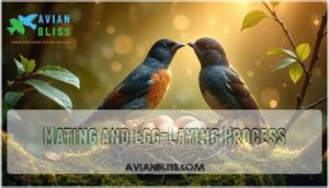 mating and egg-laying process mating and egg-laying process