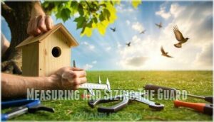 measuring and sizing the guard