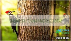 measuring woodpecker knocks