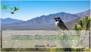 migration and wintering range