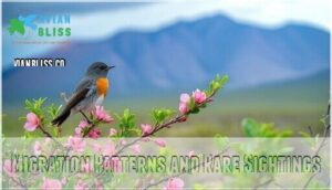 migration patterns and rare sightings