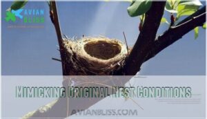 mimicking original nest conditions