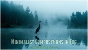 minimalist compositions in fog