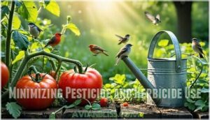 minimizing pesticide and herbicide use