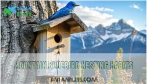 mountain bluebird nesting habits mountain bluebird nesting habits
