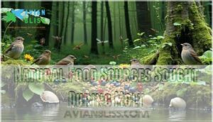 natural food sources sought during molt